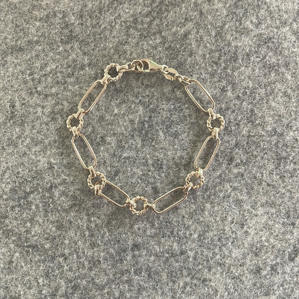 Sterling Silver Chain Link Bracelet 7”